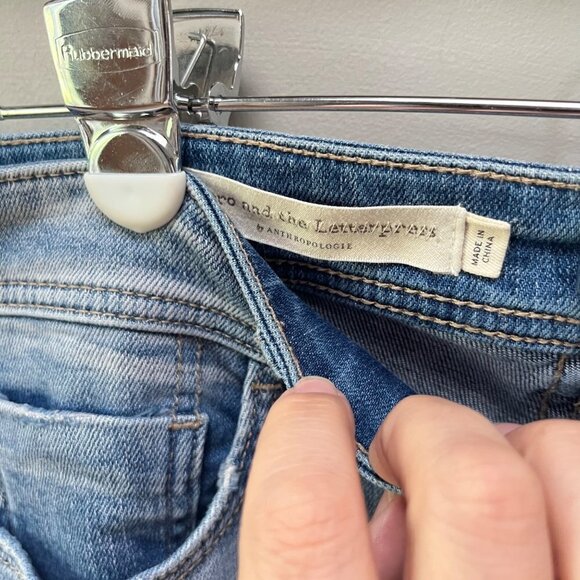 Pilcro and the Letterpress Side Stripe Slim Boyfriend Jeans- Size 28 - Picture 4 of 5